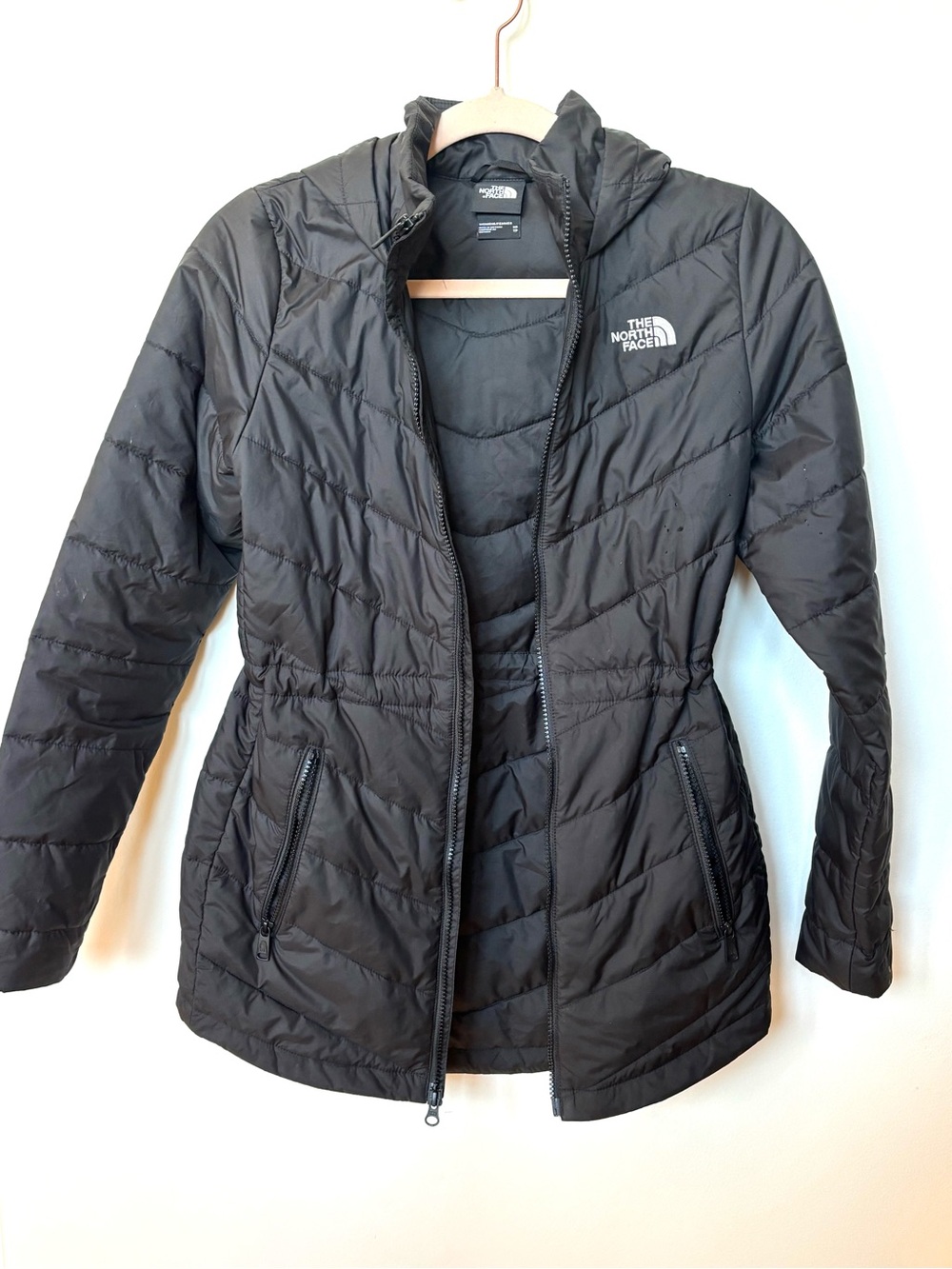 North Face ladies mid length parka sz xs